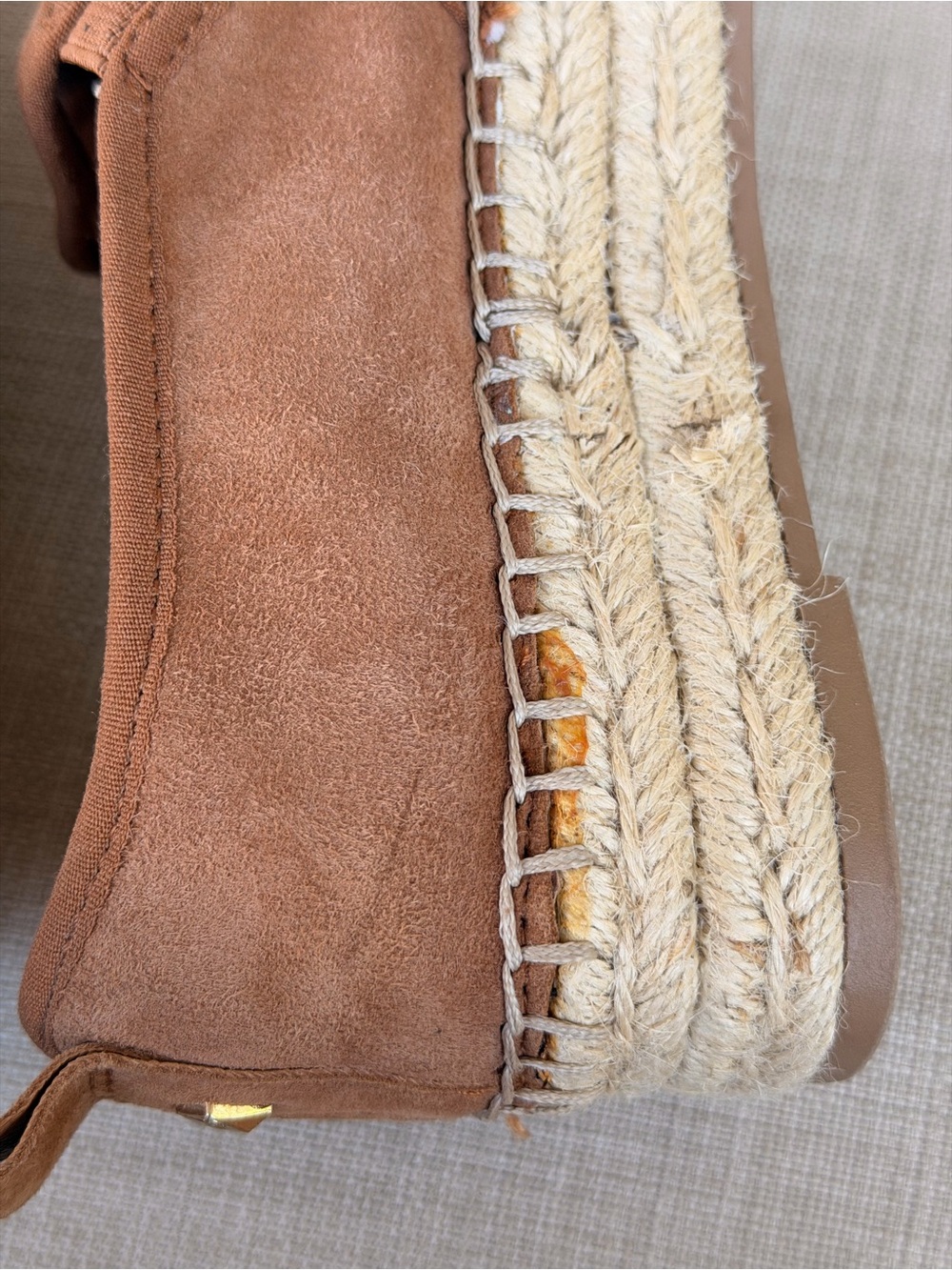 Sam Edelman Tan Platform Suede Espadriles - Picture 7 of 12